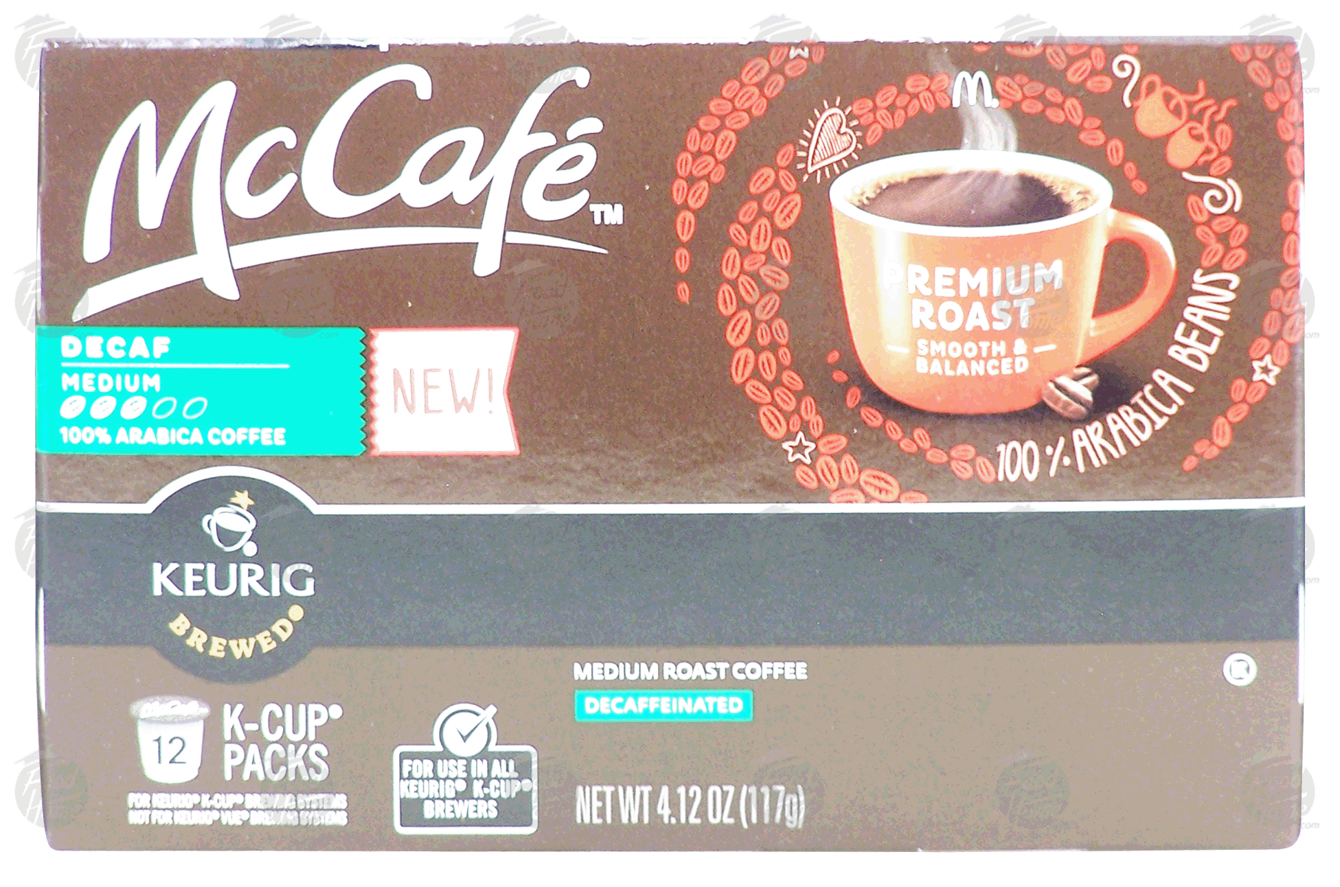 Keurig McCafe decaf premium roast, medium roast coffee, 12 k-cups Full-Size Picture